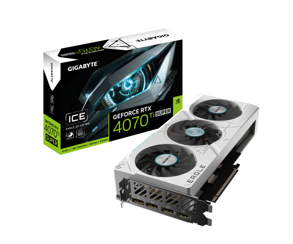 כרטיס מסך Gigabyte GeForce RTX 4070 Ti Super Eagle OC ICE 16GB